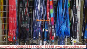 dây đeo thẻ 1.5cm ,2cm ,1cm satanh ,poly ,nylon, in nhiệt chìm -nổi
